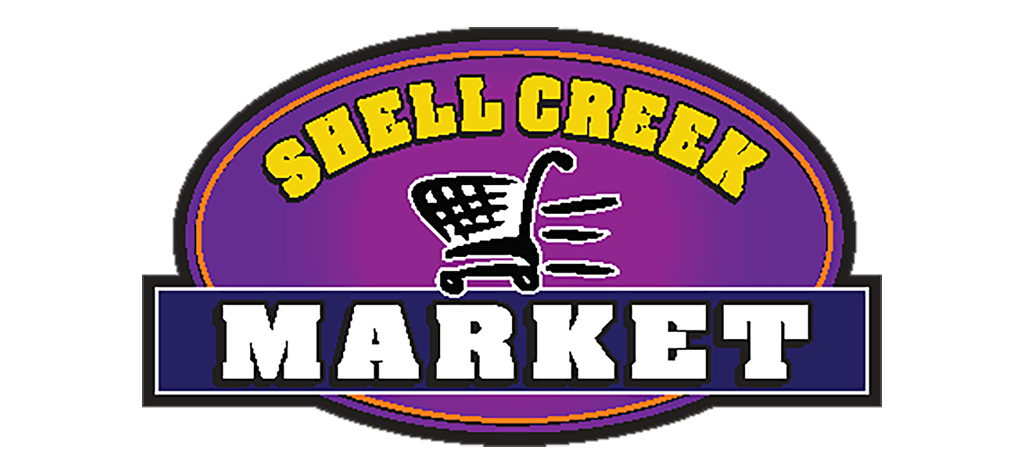 A theme logo of Shell Creek Market